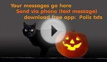 HALLOWEEN BLACK CAT ECARD TEXT MESSAGE MMS