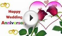 Happy Wedding Anniversary Greeting Ecard !